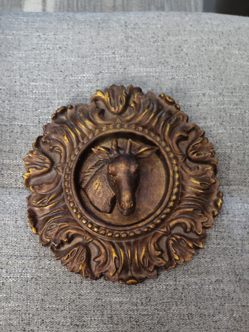 Giraffe Head Wall Plaque